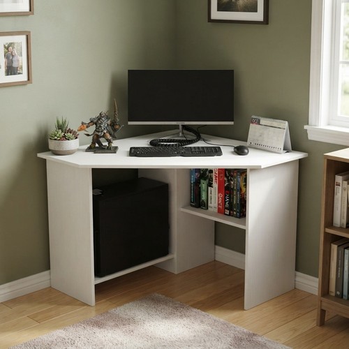 Space saving corner desk with - corner,