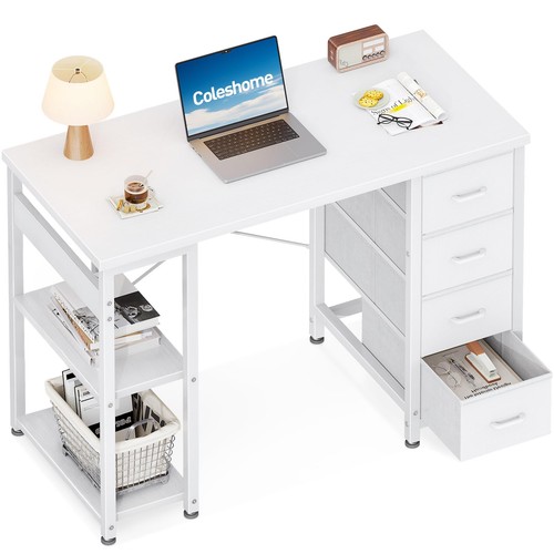 Small computer desk with - computer,