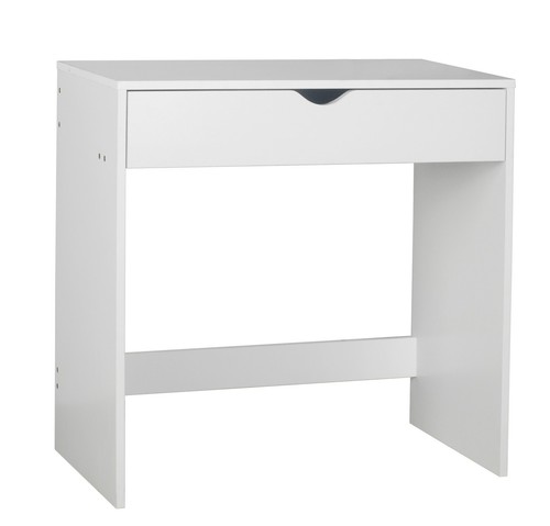 White wooden dressing - wooden, table