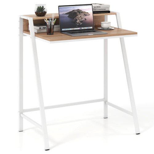80cm natural computer desk - natural,