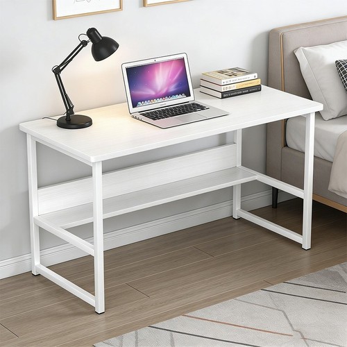Compact computer desk - compact, white