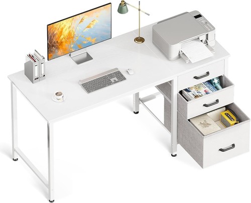 Computer desk with drawers - computer,