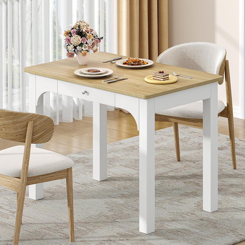 Small dining table with drawer - dining,