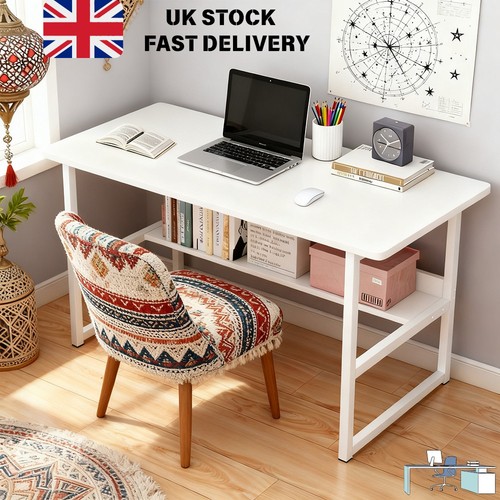 White compact computer - computer, desk